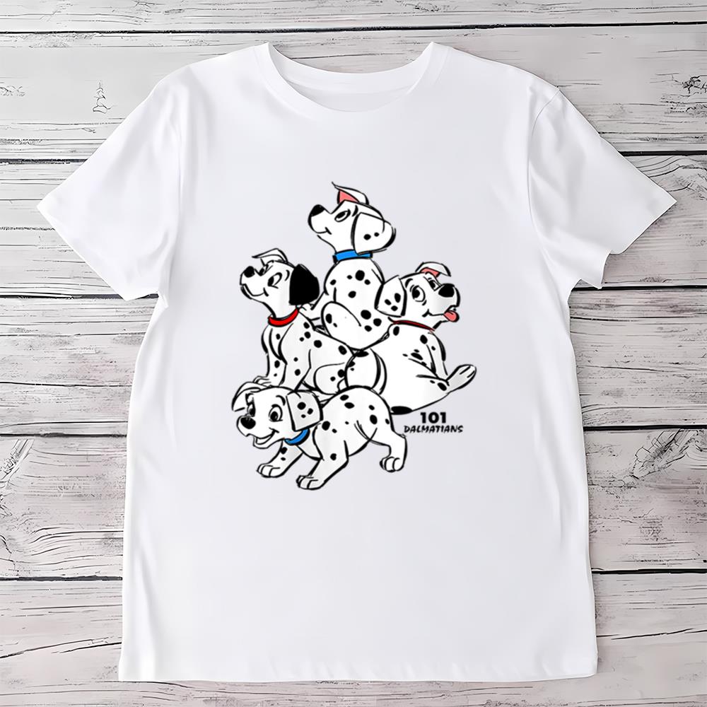 Disney 101 Dalmatians Group Shot Puppies T Shirt