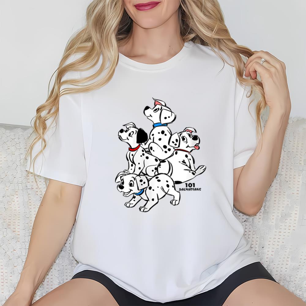 Disney 101 Dalmatians Group Shot Puppies T Shirt