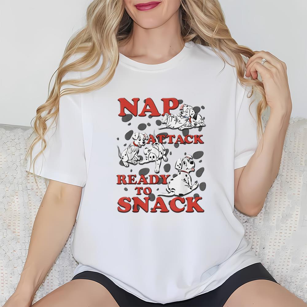 Disney 101 Dalmatians Nap Attack Ready To Snack T-Shirt