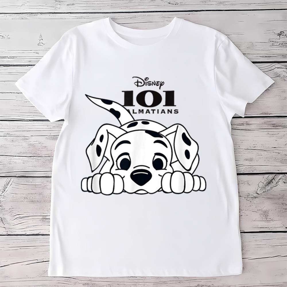 Disney 101 Dalmatians Playful Position Puppy Logo T-Shirt