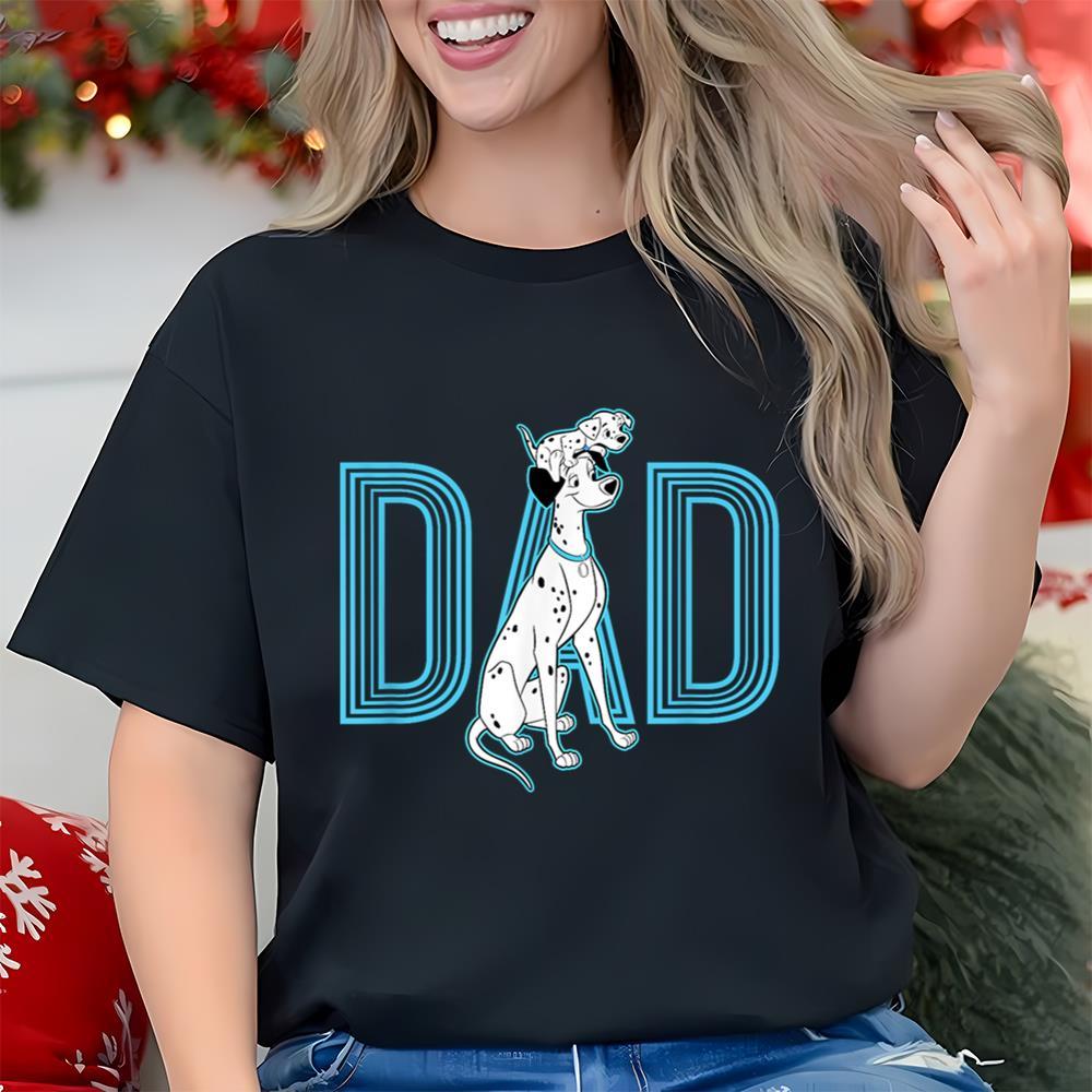 Disney 101 Dalmatians Pongo And Penny Dad T-Shirt