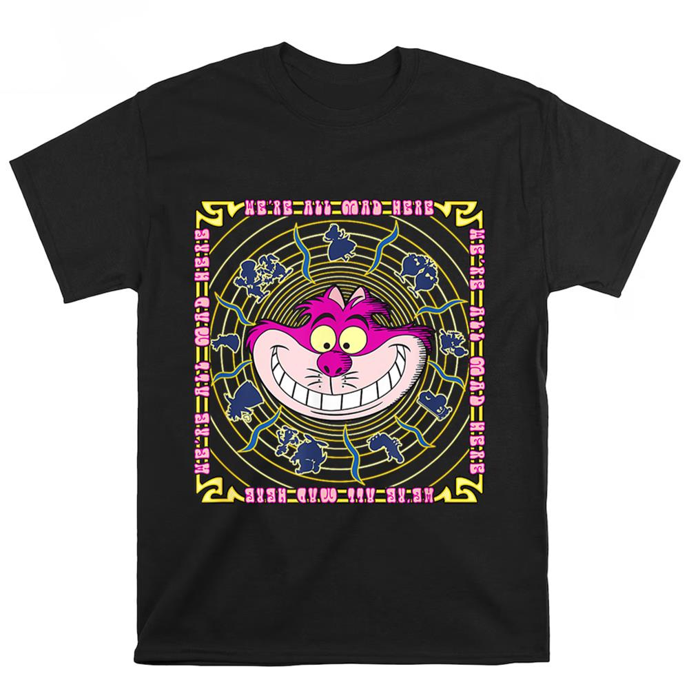Disney Alice In Wonderland Cheshire Cat Rings T-Shirt