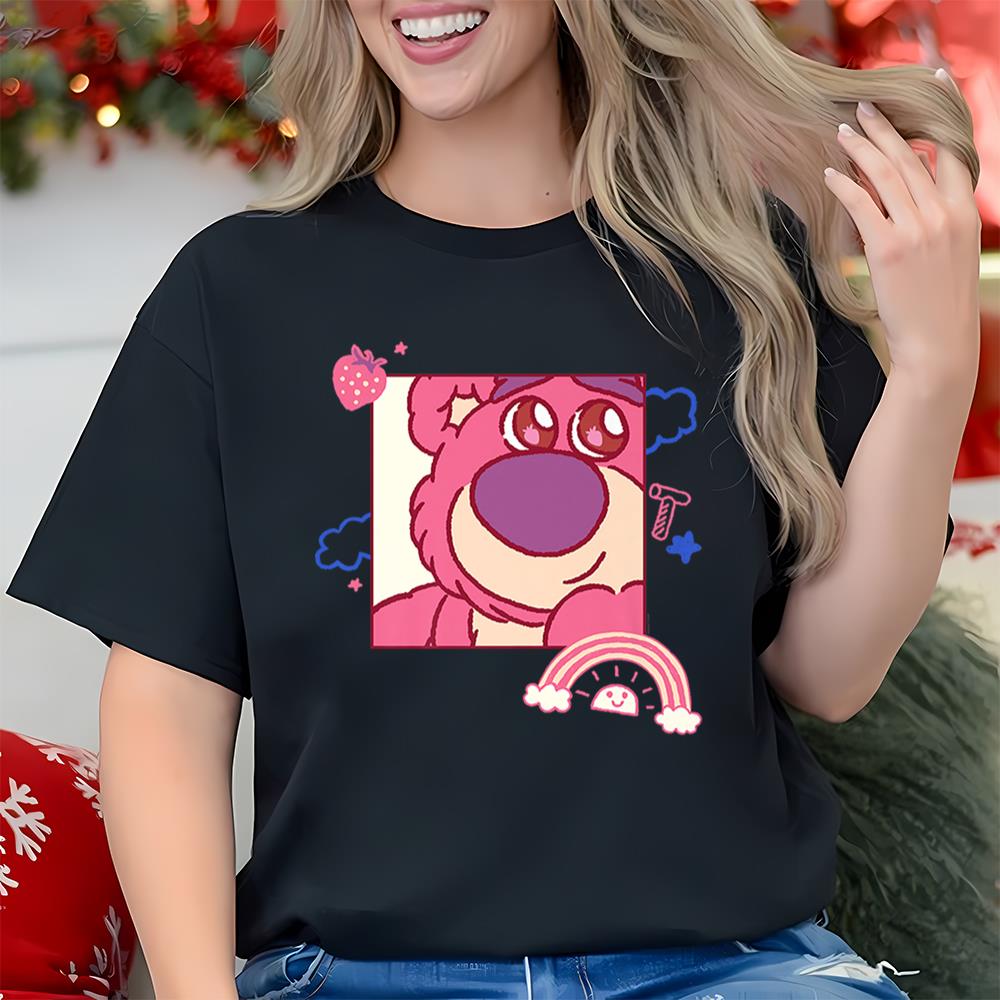 Disney and Pixar’s Toy Story Lotso Bear Fluffy Rainbows Cute T-Shirt
