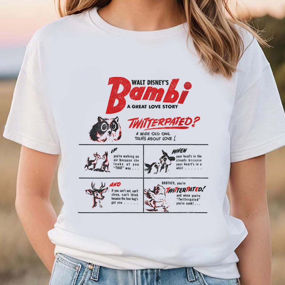 Disney Bambi A Great Love Story T Shirt