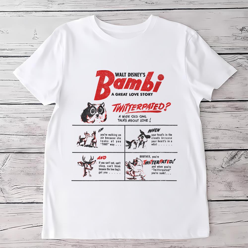 Disney Bambi A Great Love Story T Shirt