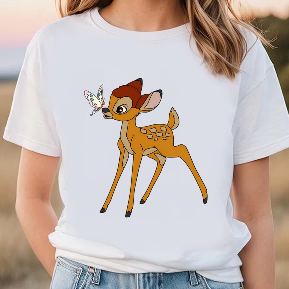 Disney Bambi And Butterfly T Shirt