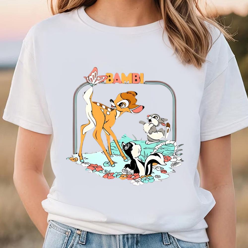 Disney Bambi And Thumper And Flower T Shirt
