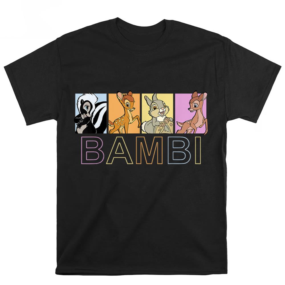 Disney Bambi Group Shot Box Up T Shirt