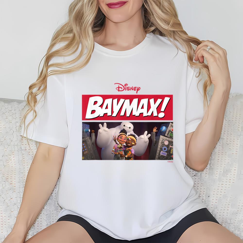 Disney Baymax Series Pose With Sofia And Ali Big Hero 6 T-Shirt
