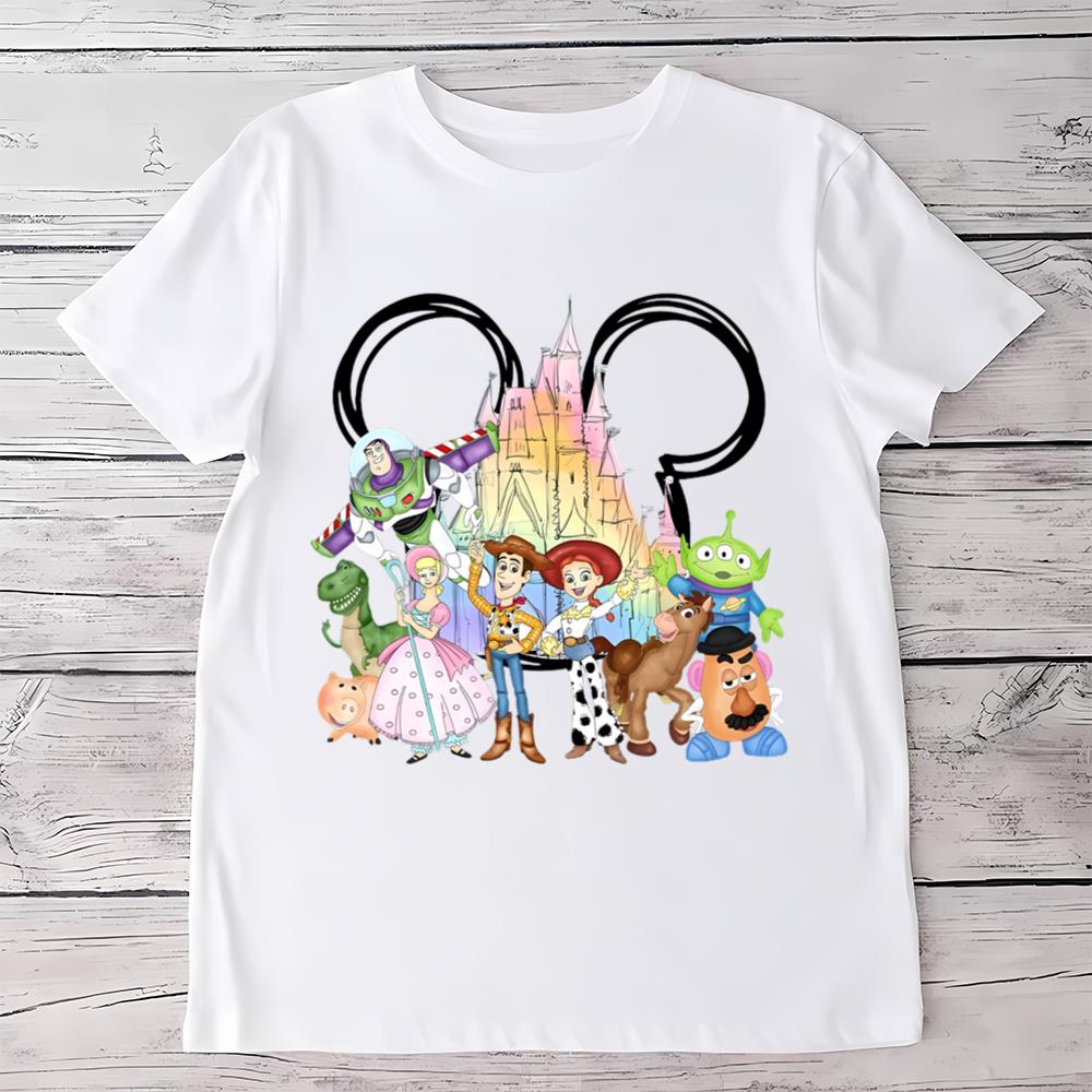 Disney Castle Toy Story Shirt, Disney Watercolor Toy Story Shirt
