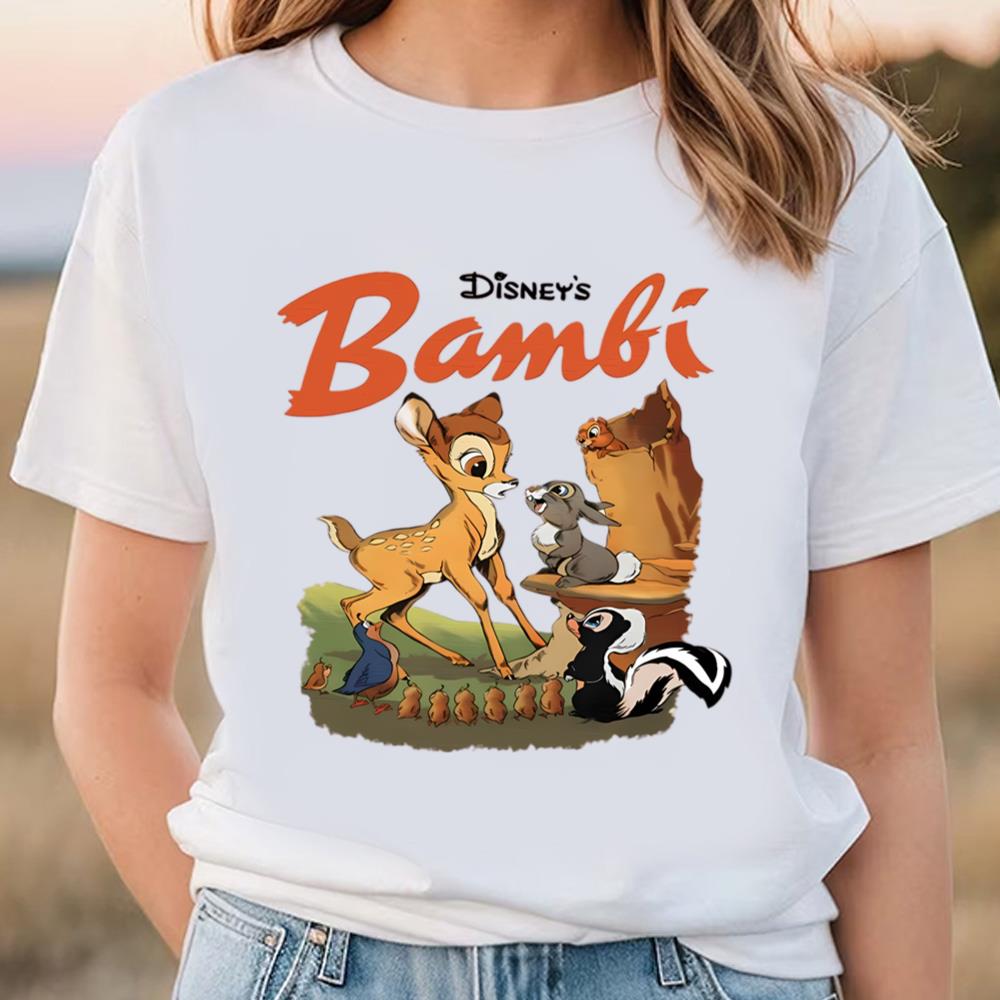 Disney Character Bambi And Friends T Shirt