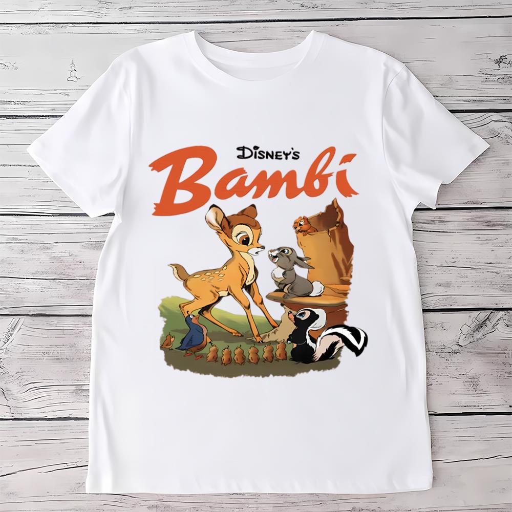 Disney Character Bambi And Friends T Shirt