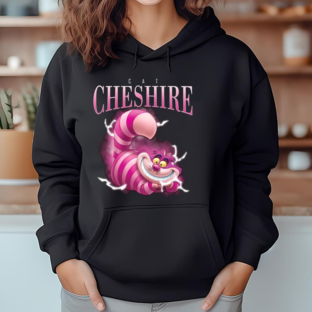 Disney Cheshire Cat Portrait Retro 90s Alice In Wonderland Shirt