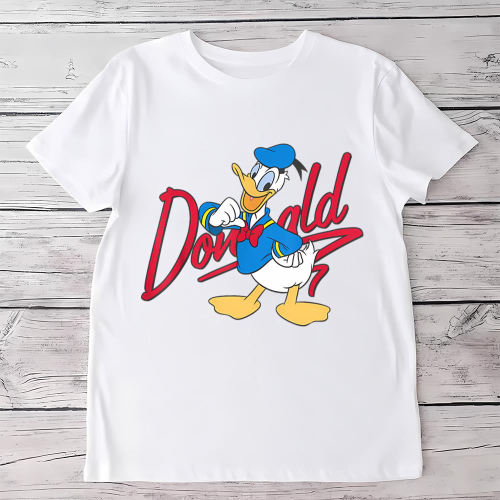 Disney Donald Duck Signature Portrait T-Shirt