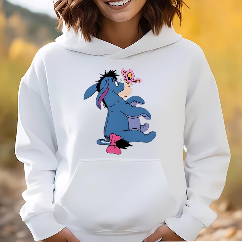 Disney Eeyore Winnie The Pooh And Butterfly T-Shirt