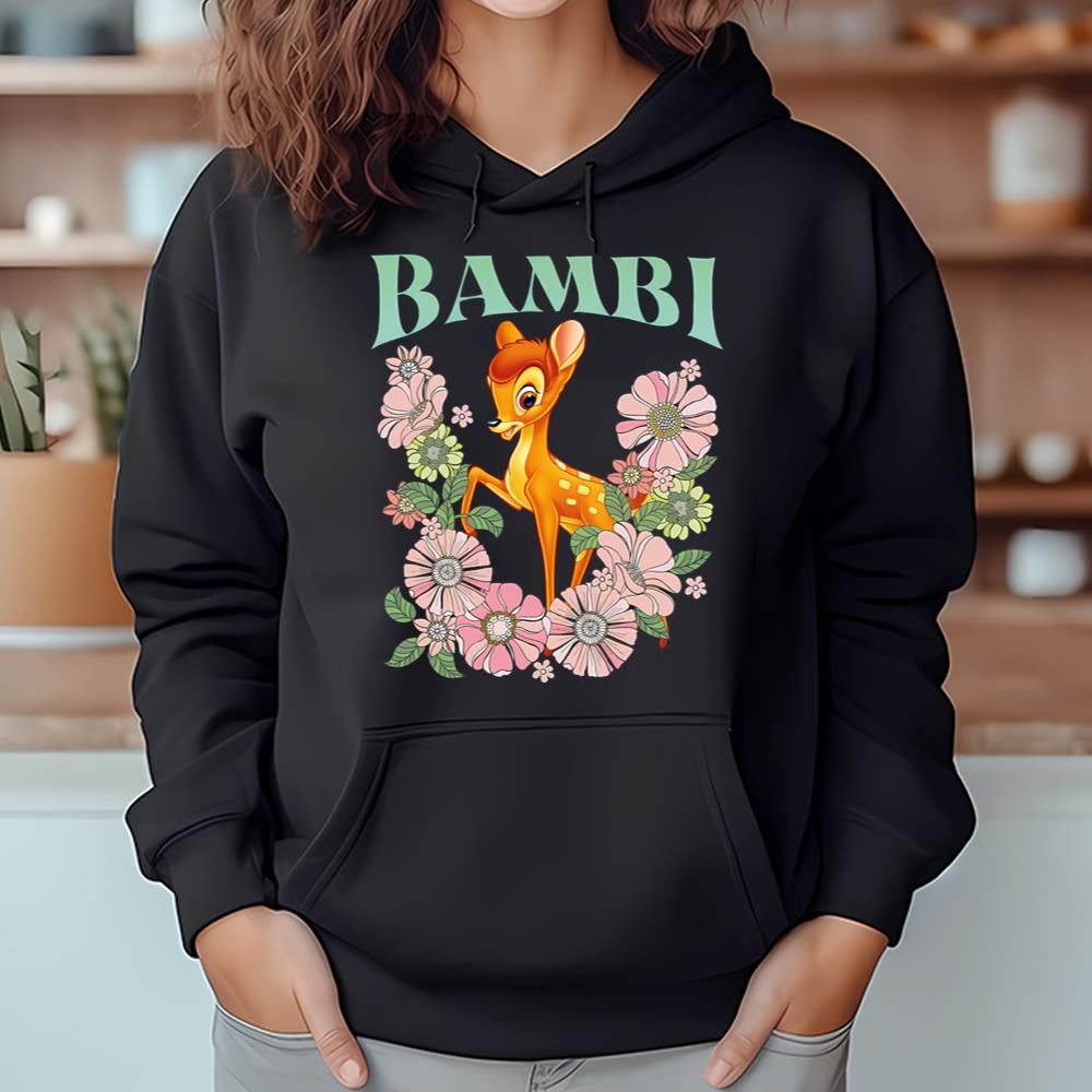 Disney Floral Bambi Flower In The Flowers T Shirt