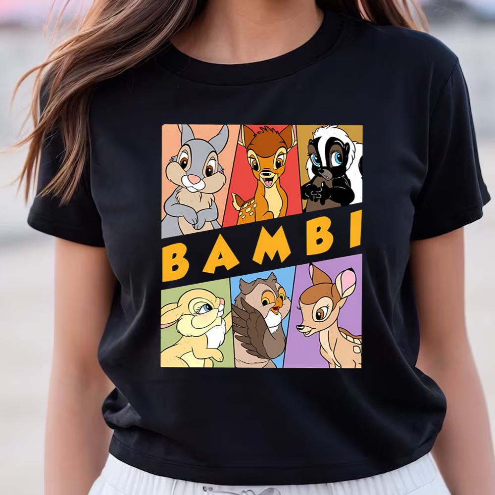 Disney Movie Bambi Characters T-Shirt