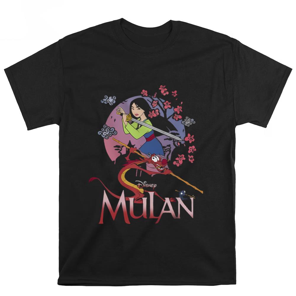 Disney Mulan And Mushu Collage Portrait T Shirt