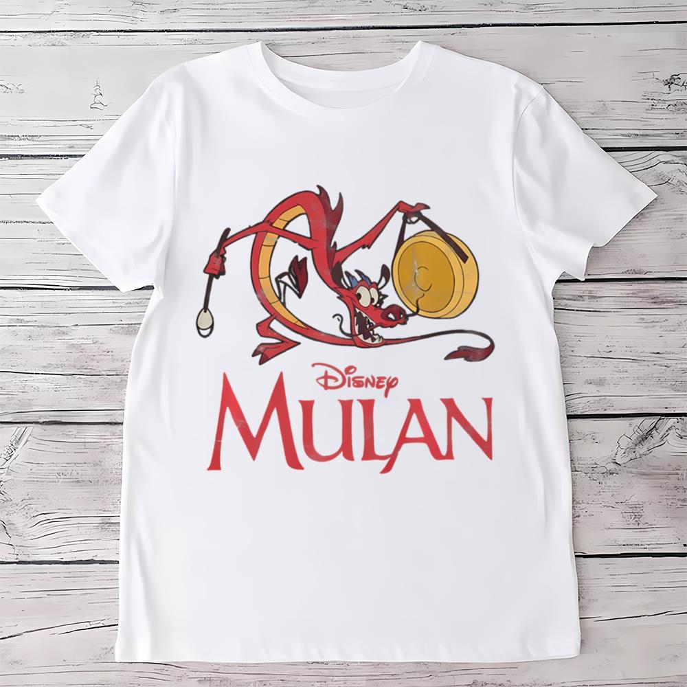 Disney Mulan Mushu Portrait Logo Premium Shirt