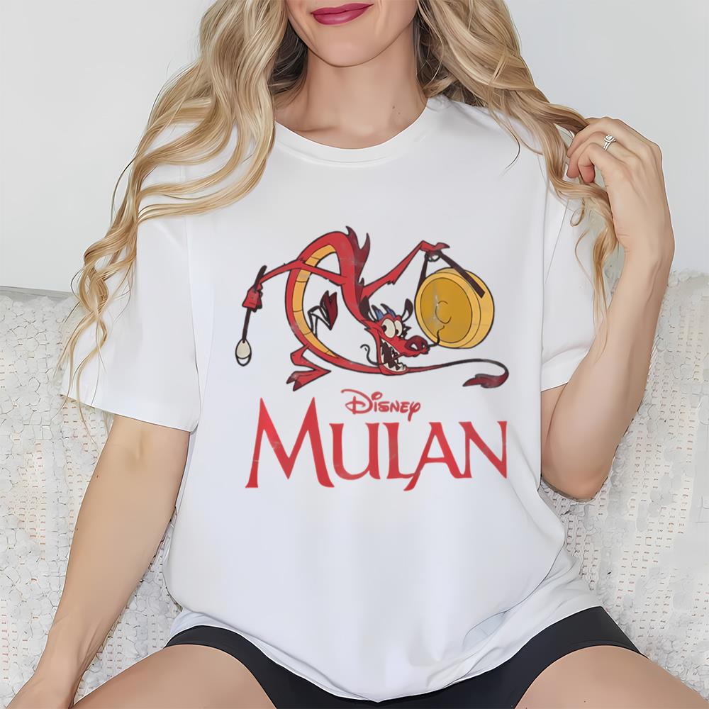 Disney Mulan Mushu Portrait Logo Premium Shirt