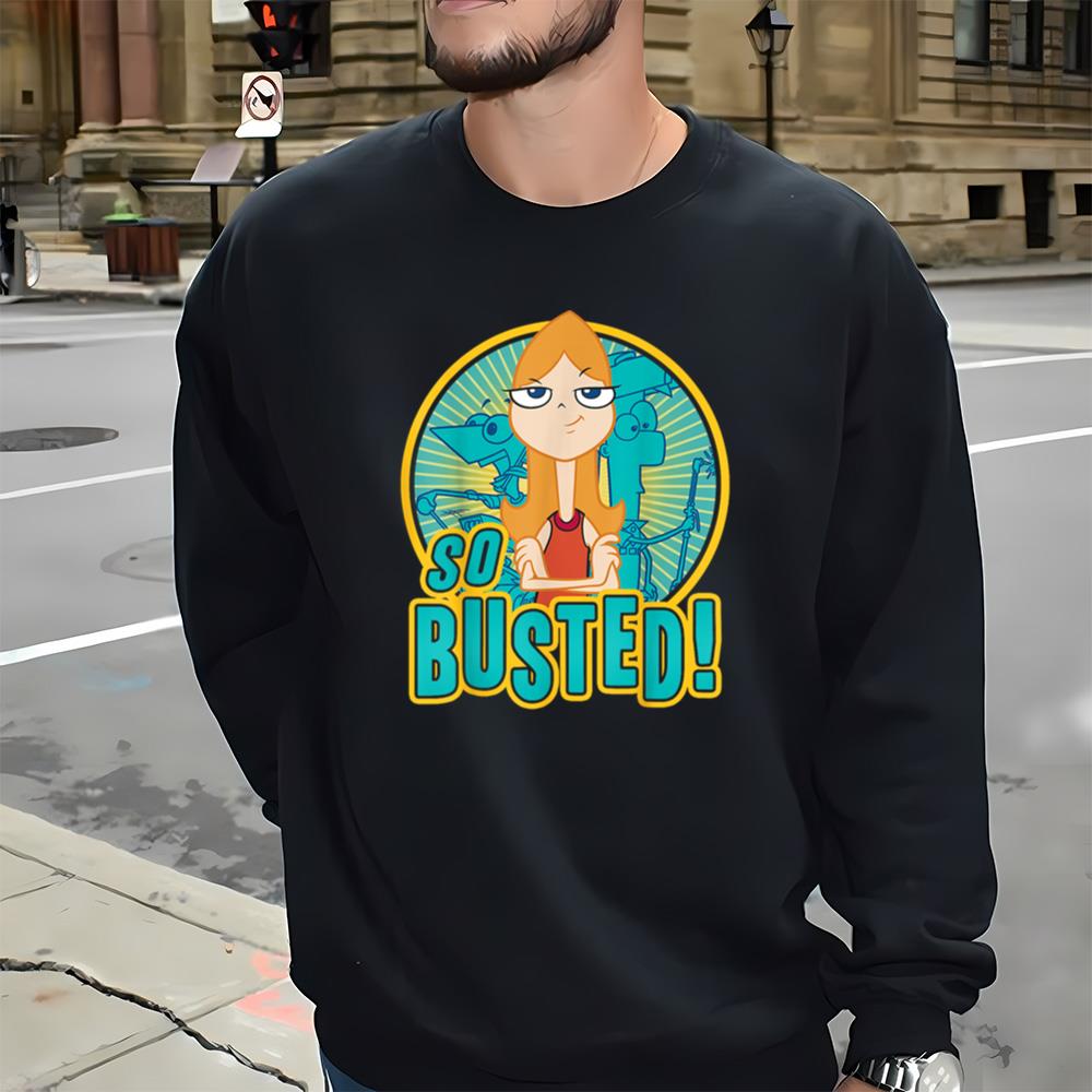 Disney Phineas And Ferb So Busted Poster T Shirt
