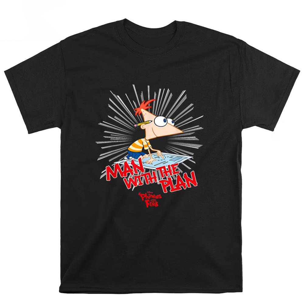 Disney Phineas And Ferb The Plan Man T Shirt