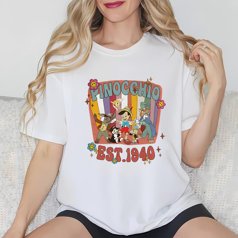 Disney Pinocchio Co 1940 Characters Shirt