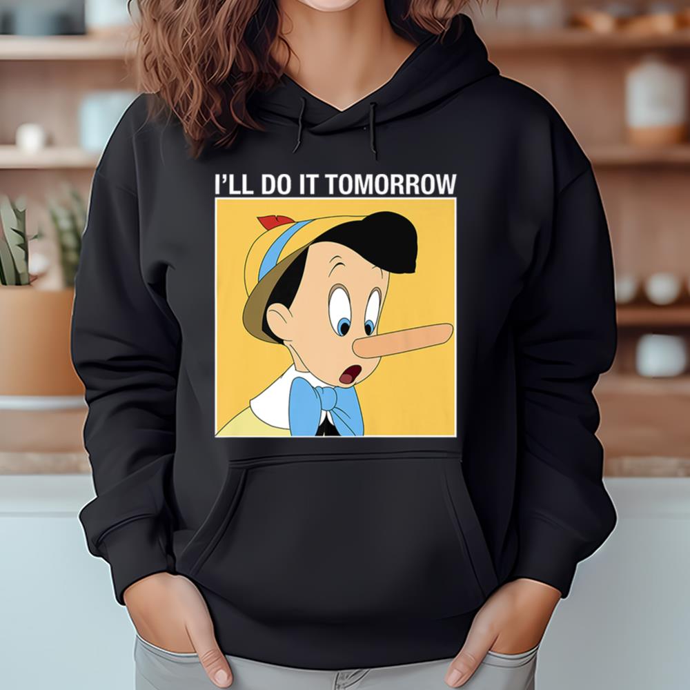Disney Pinocchio I'll Do It Tomorrow T Shirt