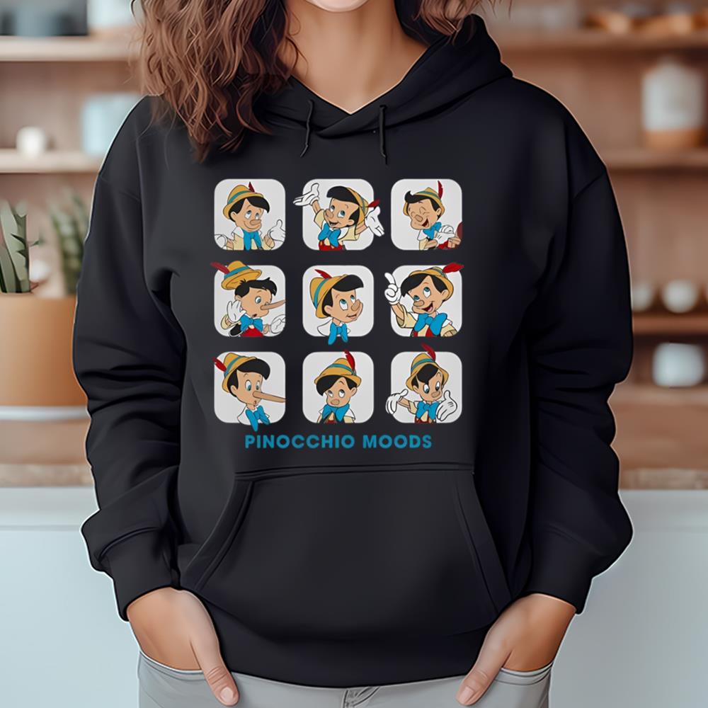 Disney Pinocchio Moods Cute Face T-Shirt