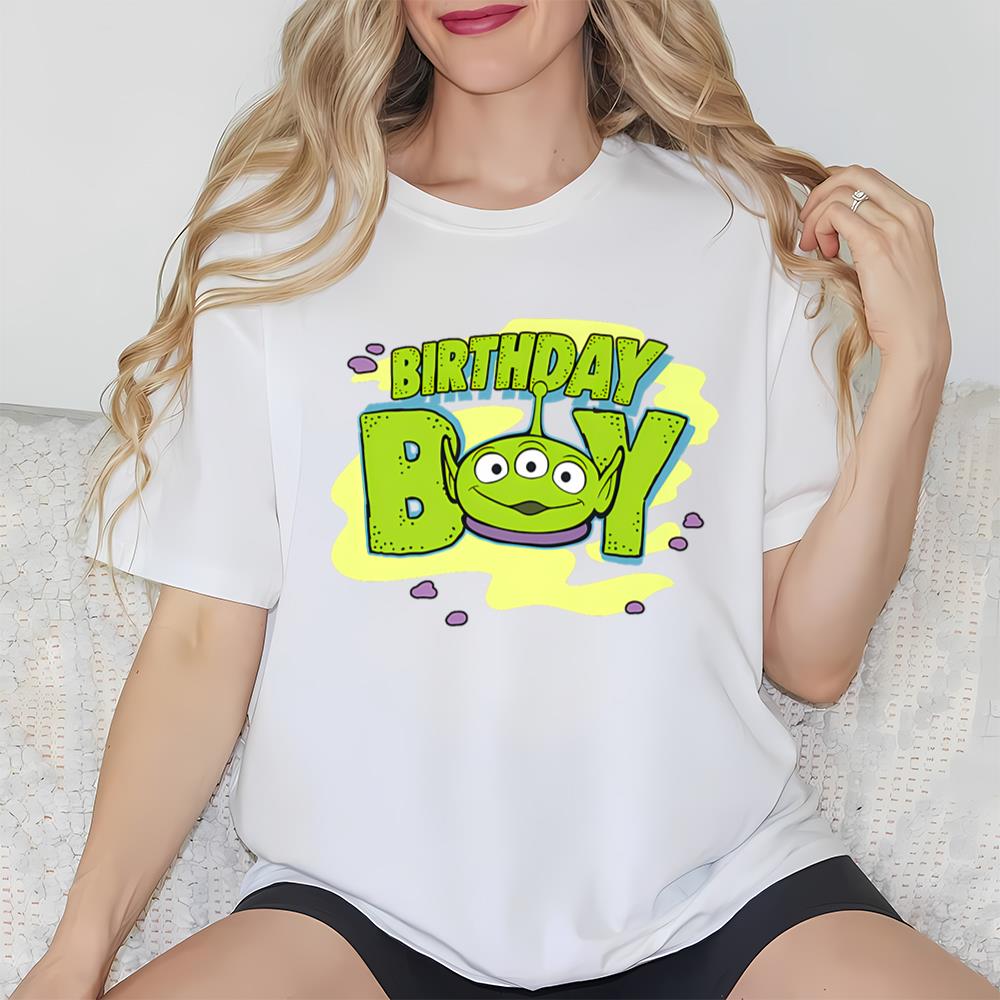 Disney Pixar Toy Story Birthday Boy Little Green Man T Shirt