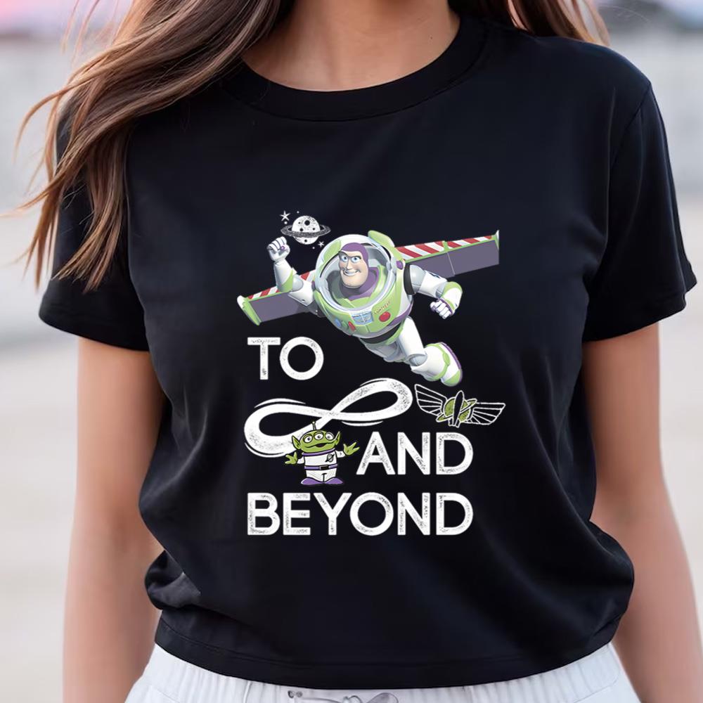 Disney Pixar Toy Story Buzz And Alien To Infinity And Beyond T Shirt