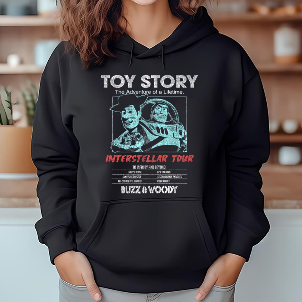 Disney Pixar Toy Story Buzz And Woody Interstellar Tour T-Shirt