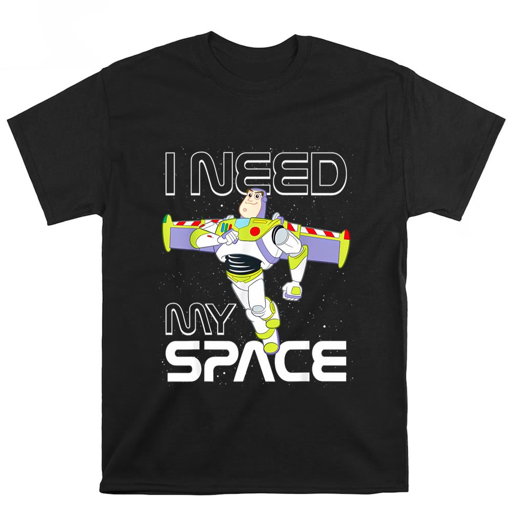 Disney Pixar Toy Story Buzz Lightyear I Need My Space Logo T-Shirt