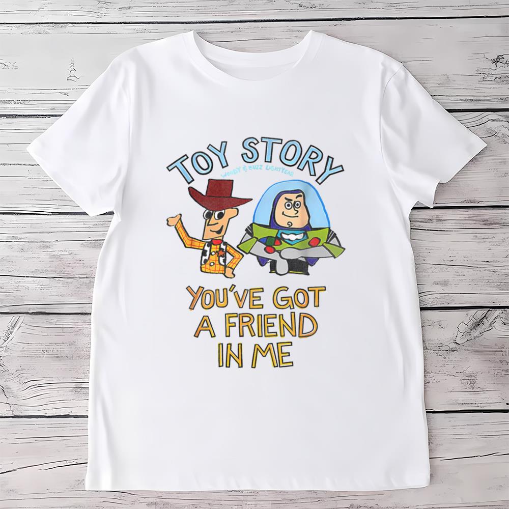 Disney Pixar Toy Story You’ve Got A Friend Doodle Sketch T-Shirt