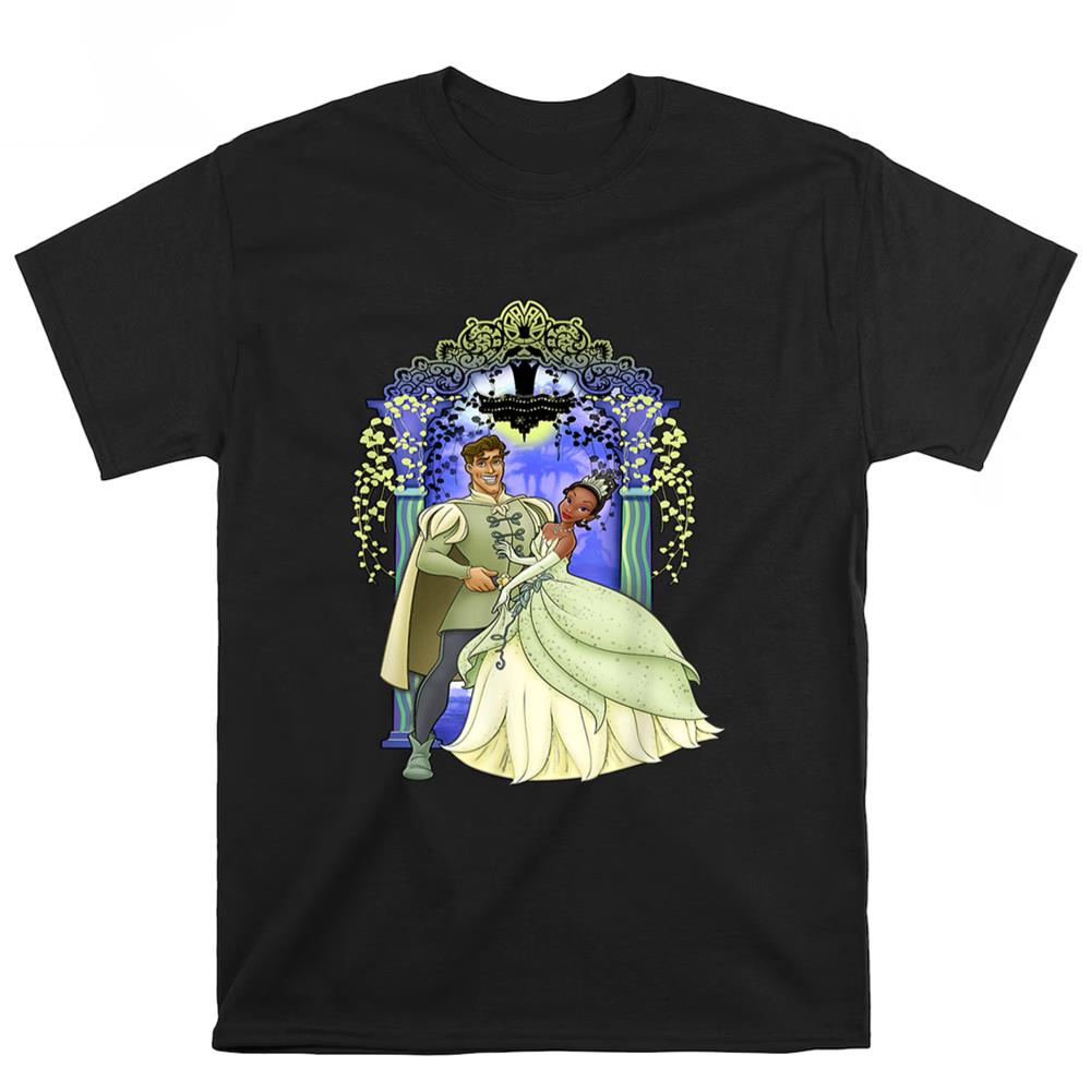 Disney Princess And The Frog Tiana And Naveen Portrait T-Shirt