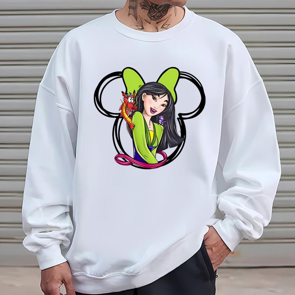 Disney Princess Mulan With Mickey Ear T Shirt