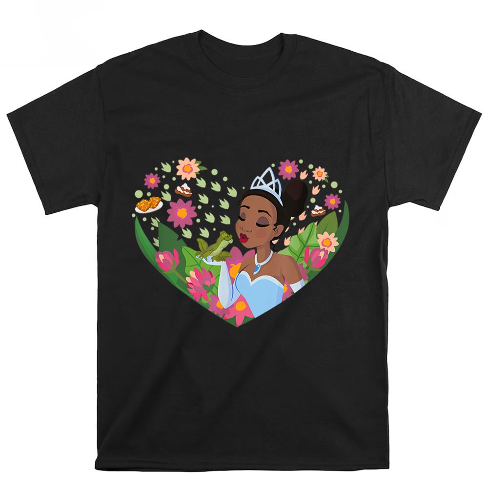 Disney Princess Tiana Heart Kiss T-Shirt