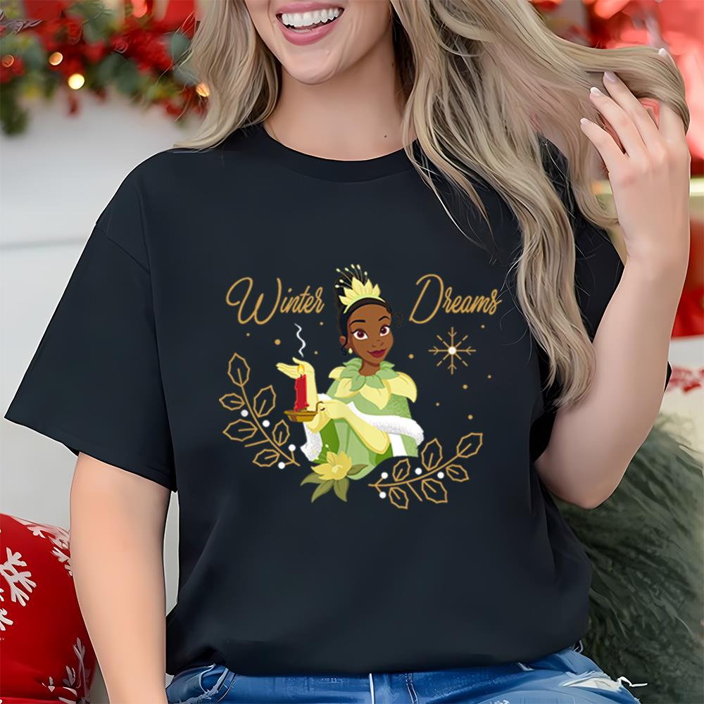 Disney Princess Tiana Winter Dreams Holiday T-Shirt