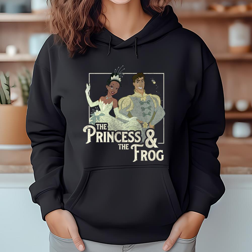 Disney The Princess And The Frog Tiana And Naveen Portrait T Shirt