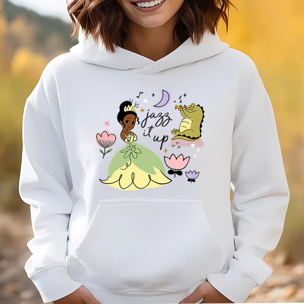 Disney The Princess And The Frog Tiana Jazz It Up Floral T-Shirt