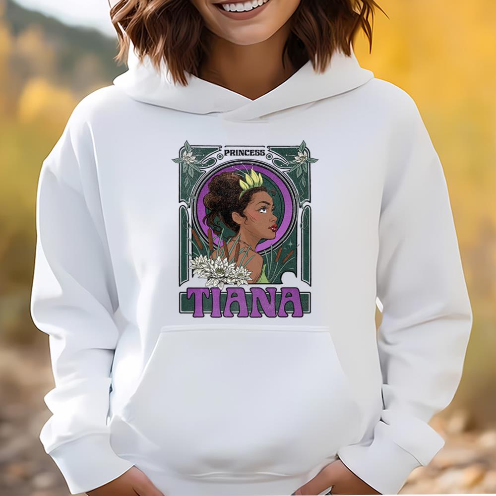 Disney The Princess And The Frog Tiana Profile Sketch T Shirt