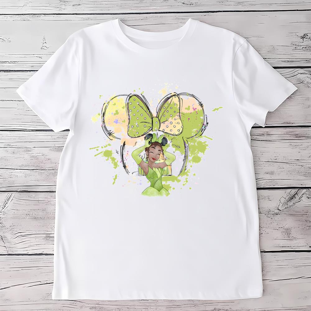 Disney Tiana Shirt, Princess Tiana watercolour T-Shirt