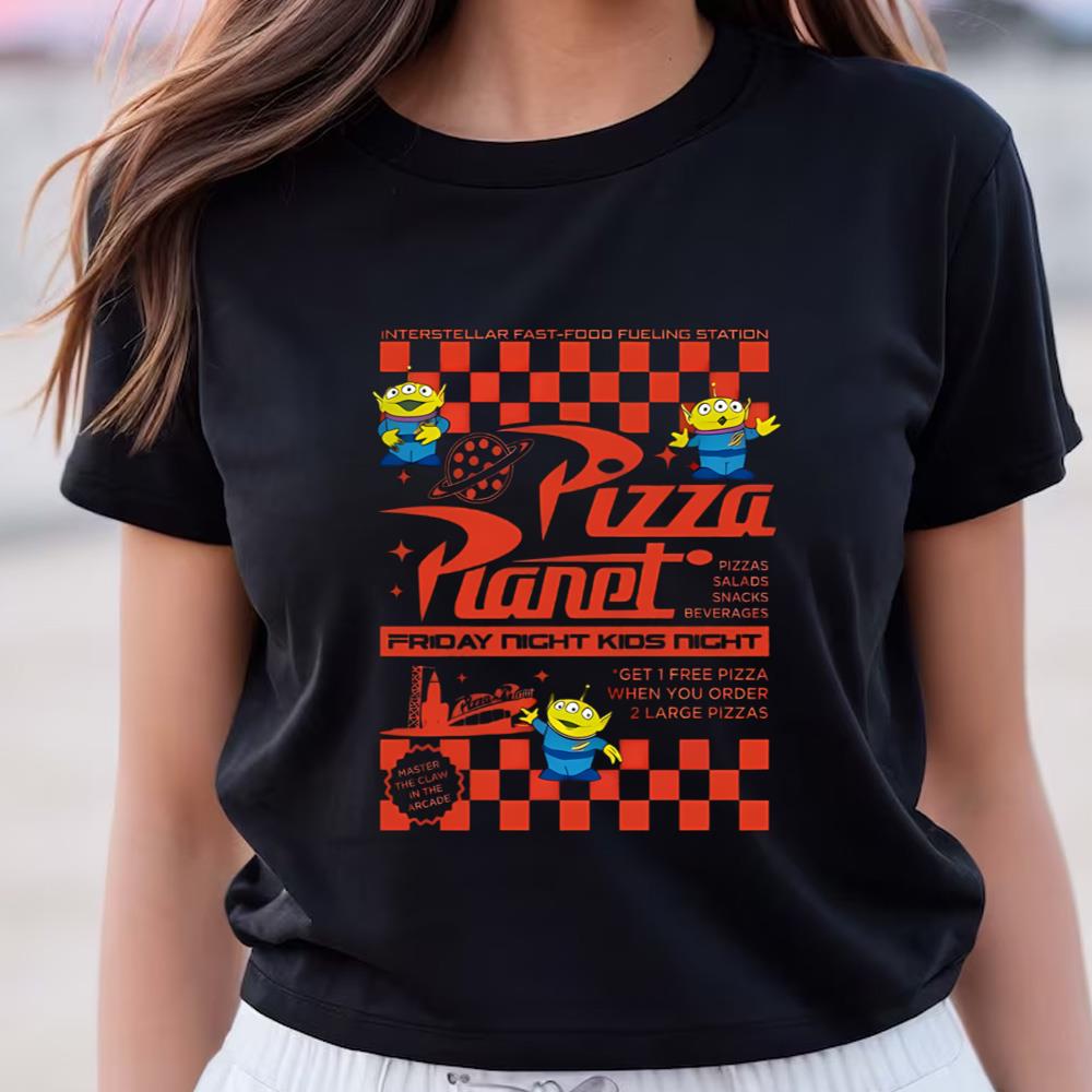 Disney Toy Story Pizza Planet Shirt, Disney Alien Pizza Planet Shirt