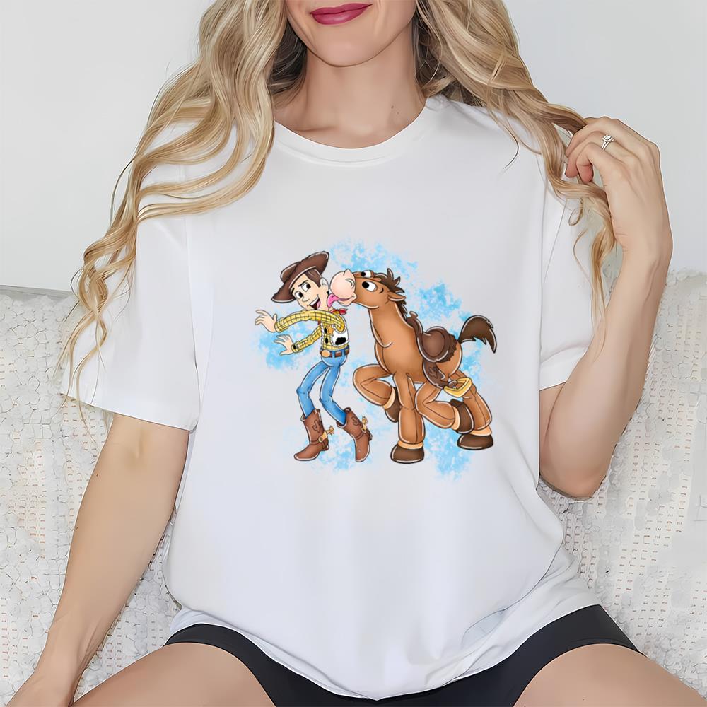 Disney Toy Story Shirt, Woody And Bullseye Shirt