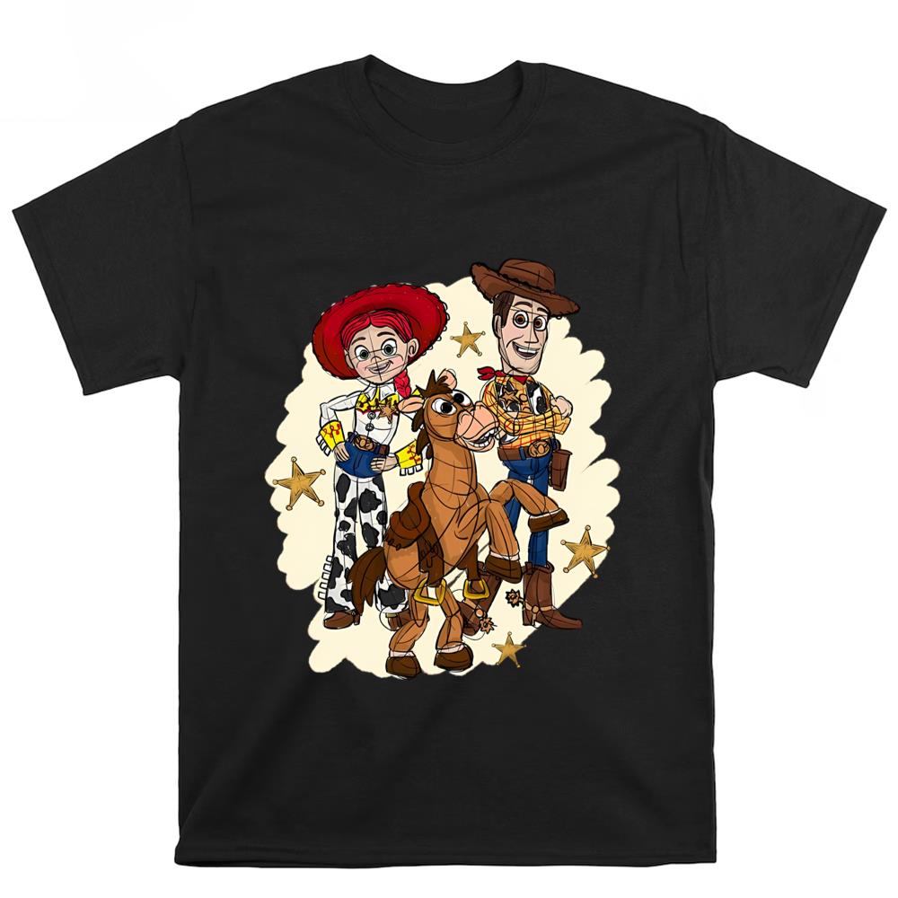 Disney Toy Story Shirt, Woody Jessie And Bullseye Shirt