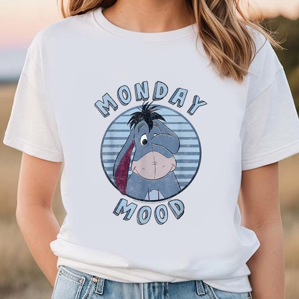 Disney Winnie The Pooh Eeyore Monday Mood Vintage Circle T-Shirt
