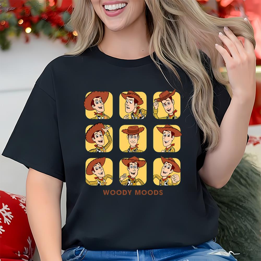 Disney Woody Moods T-Shirt, Disney Pixar Toy Story Shirt