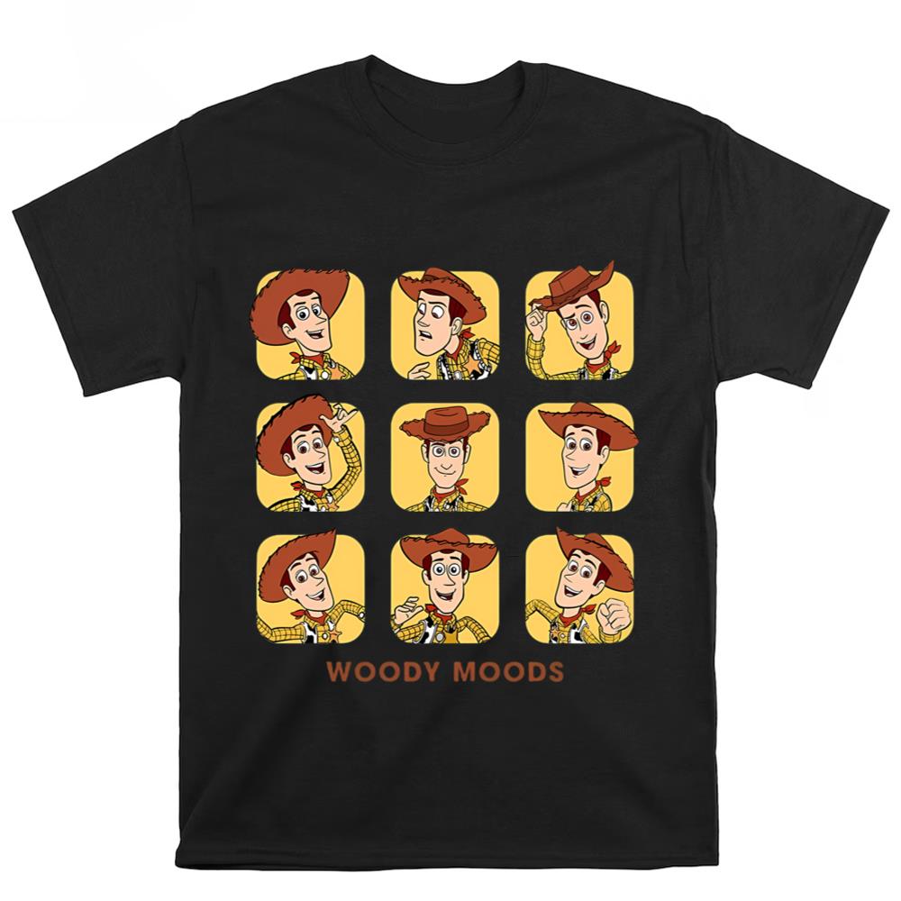 Disney Woody Moods T-Shirt, Disney Pixar Toy Story Shirt