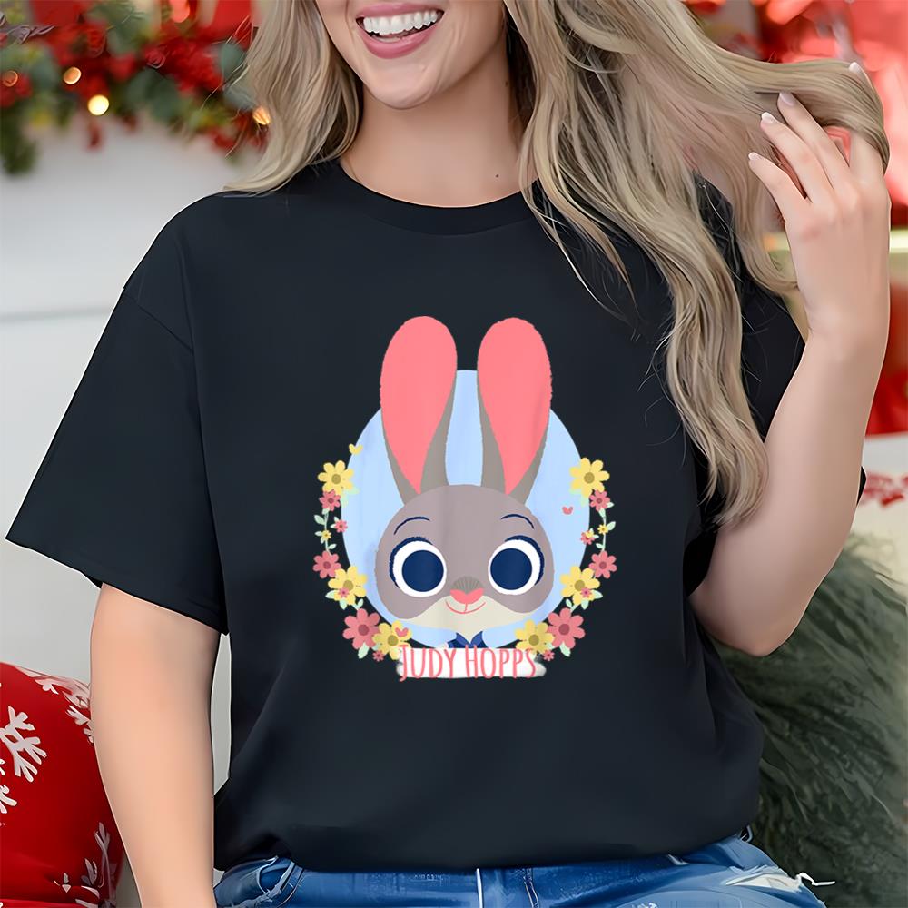Disney Zootopia Judy Hopps Circle Portrait T-Shirt