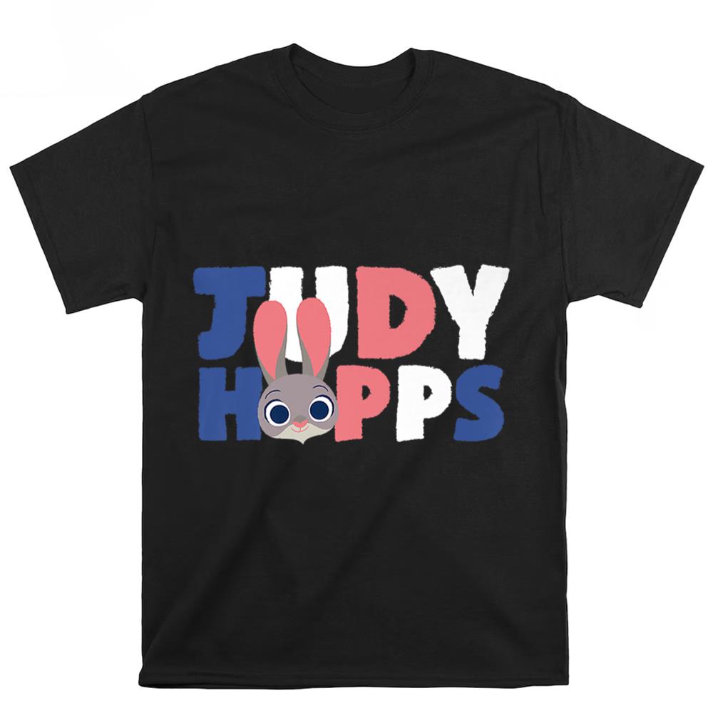 Disney Zootopia Judy Hopps Text Portrait T Shirt
